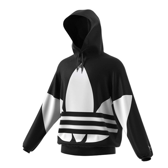 adidas big trefoil hoodie